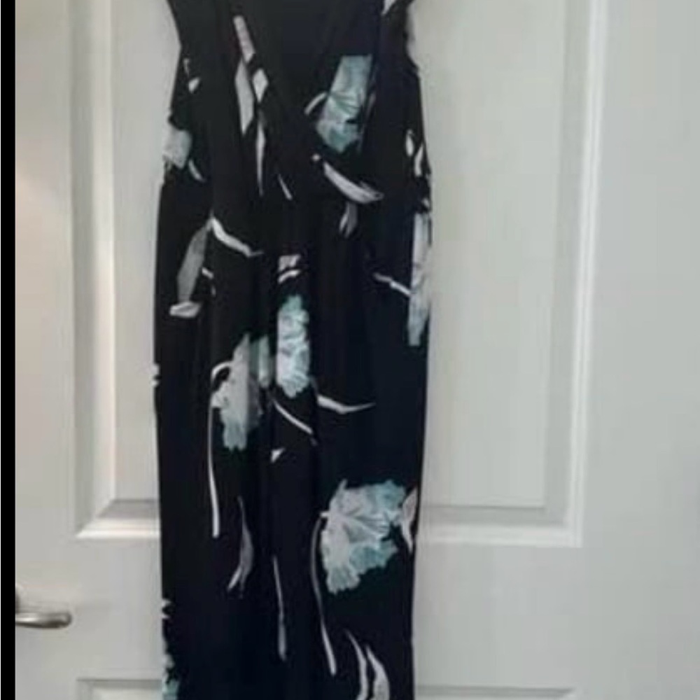 1. State Black and White Artistic Jumpsuit